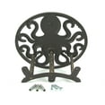 thumbnail image 4 of Zeckos Cast Iron Bronze Octopus Wall Mounted Garden Hose Holder Patio Decor, 4 of 6