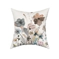 thumbnail image 3 of Floral Block Print Pillow Covers 18X18 Inch , Vintage Flower Pattern Decorative Throw Pillowcases Outdoor Farmhouse Cushion Covers Fall Rustic Sofa Couch Bed Decor Essential For Every Household, 3 of 3