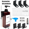 thumbnail image 3 of QDJOY Dispensador de Shampoo y Acondicionador, 3 Botellas, 3 Soportes de Pared, 3 Ganchos para Toallas, 12 Etiquetas Impermeables, 3 of 7