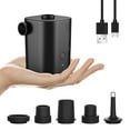 thumbnail image 2 of Portable Air Pump with 5 Nozzles 2500mAh USB Rechargeable Electric Mini Air Pump 30000rpm Wireless Mini Inflator Air Pump Tiny Portable Pump with Overheat Protection, 2 of 11
