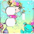 thumbnail image 4 of Metal Light Switch Plate Cover Royal Fairytale Fairy Frog FRY003, 4 of 13