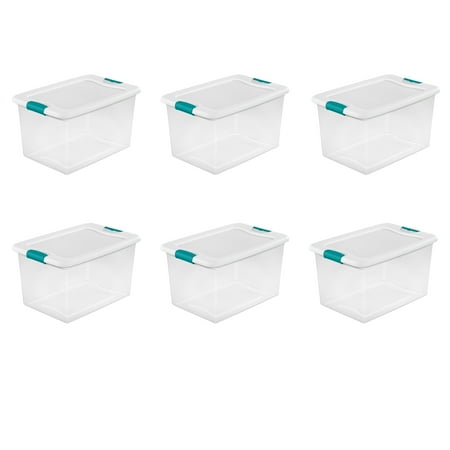 Sterilite, 64 Qt./61 L Latching Box, White, Case of (Best Of Box Box)