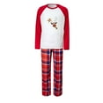 thumbnail image 3 of Odeerbi Matching Family Christmas Pajamas Sets Xmas Family Home Wear Sets 2024 Casual Printed Top with Bottom Outfits Loungewear Sleepwear Jammies for Mom, 3 of 7