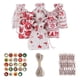 thumbnail image 2 of 24pcs Arpillera Bolsas De Navidad Con La Etiqueta DIY De Yute Cordones De Gracias 10x14cm Sunnimix Bolsas de embalaje, 2 of 7