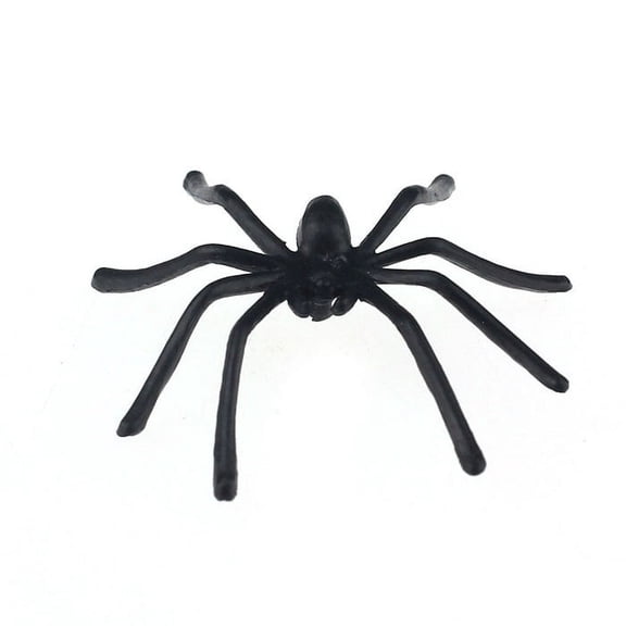 20PCS Plastic Spider Toys Halloween Prank Props Small Size Funny Halloween Decorations