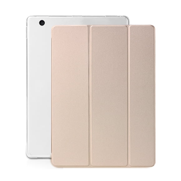 Tablet Case For iPad 2 3 4 Cover PU Leather Tri-fold Case For iPad 2th 3th 4th Generation Smart Cover For iPad2 iPad3 iPad4 Case Gold iPad 4th Generation