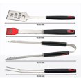 thumbnail image 2 of Ensemble de 4 Pcs d'Ustensiles de BBQ Outils de BBQ, 2 of 3