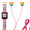 Rainbow Glitter Corgi Dog, variant on PlayZoom 2 Kids Smartwatch Swivel Camera 1.5" Plastic Case with Silicone Band