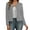 Light Gray, variant on Women Jacket Metallic Sequin Print Long Sleeve Cardigan Open Front Slim Blazer Lightweight Coats Black