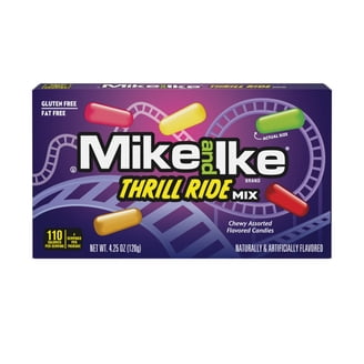 MIKE AND IKE Chewy Candy Mega Mix 4.25 Ounce with 10 Insane Fruity