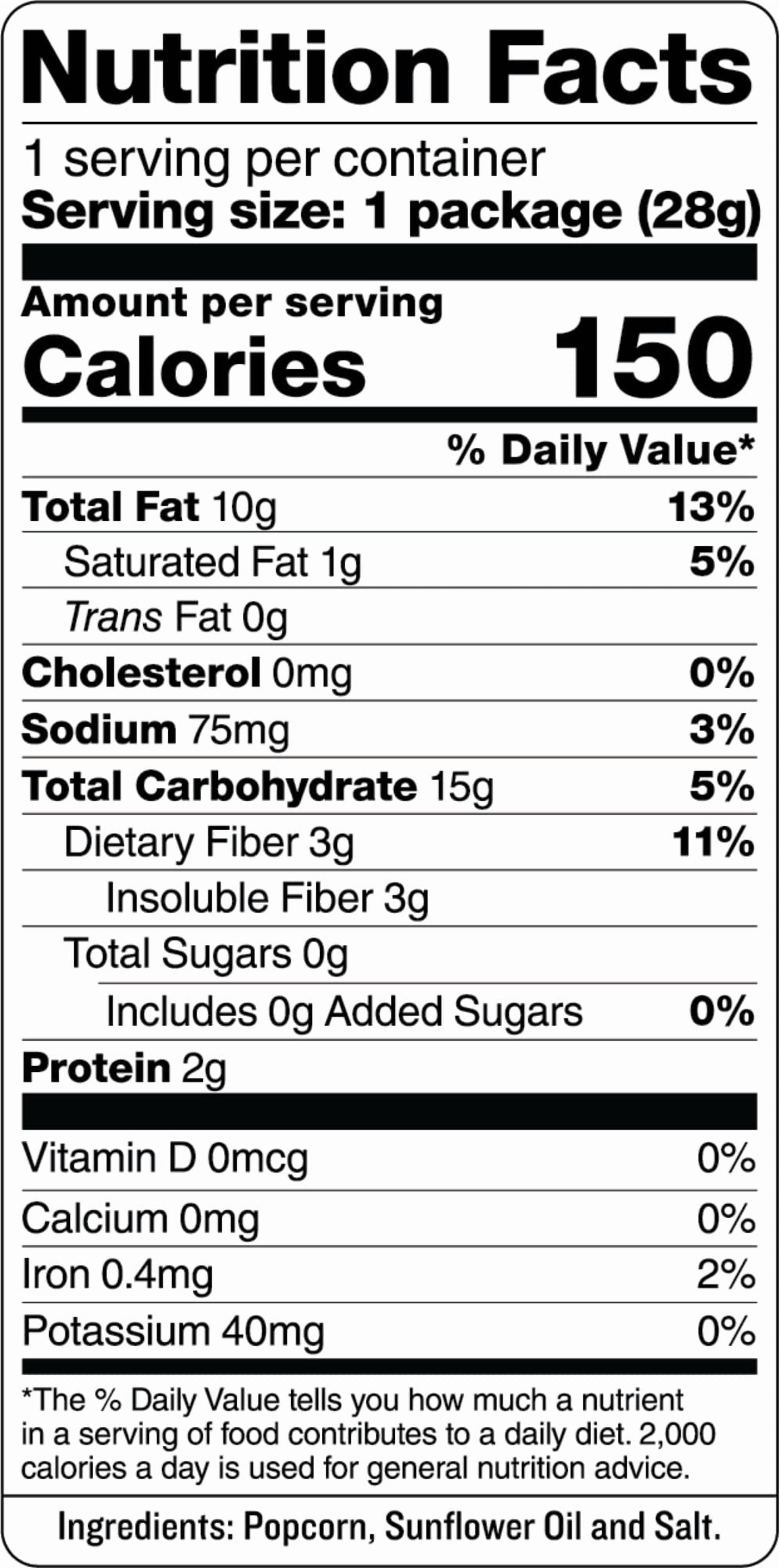 (2 pack) SkinnyPop Popcorn, Original, Naturally Gluten Free, Non-GMO, 1 oz
