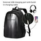 thumbnail image 2 of Balery Monochrome Abstract Lines Mochila con carga USB para hombre y mujer - Mochila impermeable y antirrobo para portátil con puerto USB para viajes, trabajo, estudios y universidad, 2 of 7