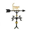 Montague Metal Products WV-381-GB 300 Series 32 In. Deluxe Gold Cat Weathervane