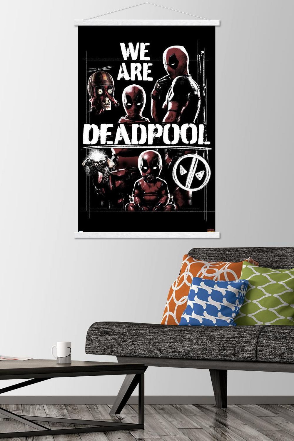 Marvel Deadpool & Wolverine - We Are Deadpool Wall Poster with Magnetic Frame, 22.375" x 34"