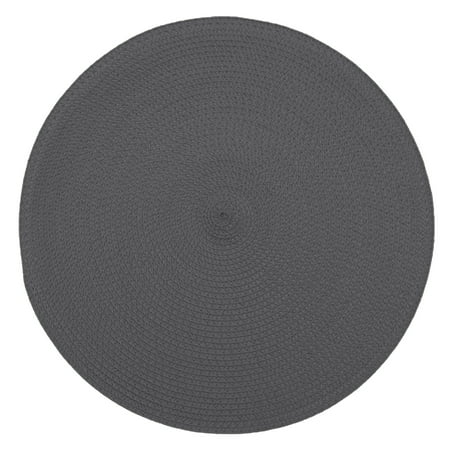 

Wanwan 38cm Place Mat Woven Non-slip Round Coaster Pad Cafe Mug Dining Table Mat Home Decor
