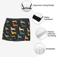 thumbnail image 4 of KLL Plaid Dachshund Men's Cotton Boxer Briefs Underwear-X-Large, 4 of 8
