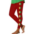 thumbnail image 2 of Irish Flag Shamrock Print High Waisted Trousers for Women Stretchy Leggings Tummy Control Compression Bottoms St. Patrick's Day Outfits, 2 of 6
