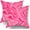 Pink Preppy2, variant on Hot Pink and Orange Pillow Covers 18x18 Set of 2 Vibrant Color Preppy Decor Throw Pillows Abstrat Art Stlye Decorative Pillowcase Cotton Square Cushion Case for Home Sofa Couch Bed