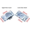 thumbnail image 2 of 10 Piezas Ruedas Rodillos para Puertas Correderas para Muebles De Ventana Silenciador Antióxido No Es Fácil De Usar para Gabinete Armario Ventana （Plata）, 2 of 5