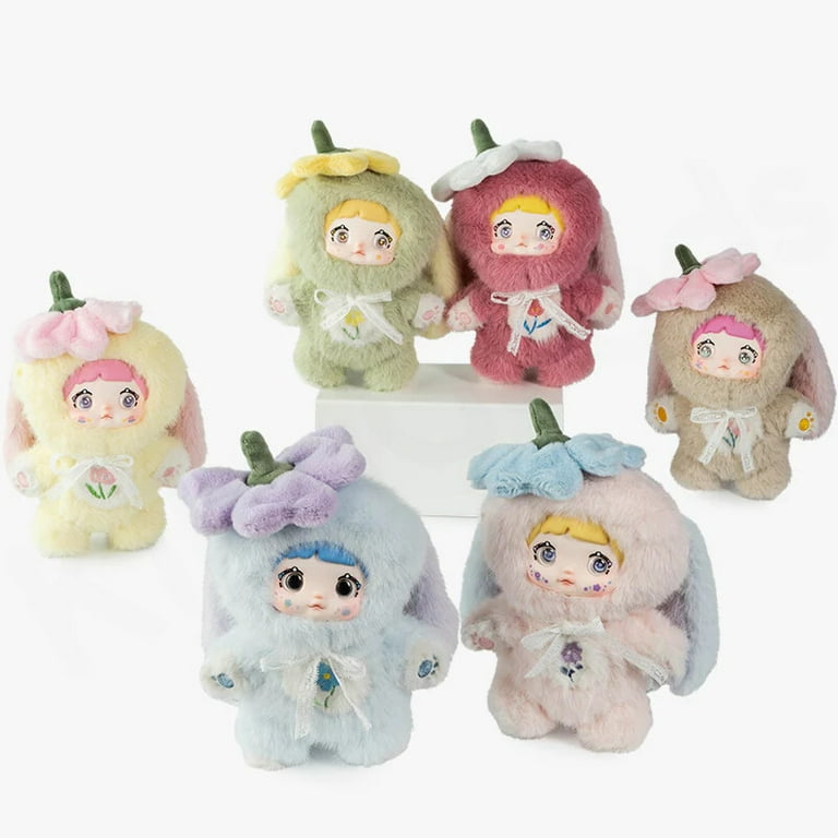 TCY Garden rabbit Nommi ぬいぐるみ Authentic New Nommi Rabbit Garden Series One Set (6pcs