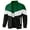 05 Green/White/Black, variant on Zaitun Mens Lightweight Jacket Casual Bomber Jacket Color Block Varsity Coat