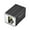 Black, variant on Heavy Duty Cat7 Ethernet Extender Plugs Ethernet Cable Connectors for Seamlessly Cable Connection and Signals Stability