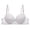 White, variant on Aofany Bras for Womens, Women's Underwire Gathered Breathable Underwear Everyday Bra for Women, 38B/C-48B/C