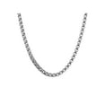 thumbnail image 1 of Stainless Steel 5.5 MM Box Chain Necklace 24 Inches, 1 of 4