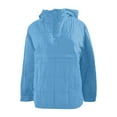 thumbnail image 5 of Manteau Grande Taille pour Femmes Mode Décontractée à Capuche Manches Longues Couleur Unie avec Ourlet Rond pour Confort Élégant, 5 of 5
