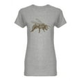 thumbnail image 1 of Engraving Antique Of  Honey Bee Shaped T-Shirt Women -Image by Shutterstock, Female Large, 1 of 2