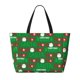 thumbnail image 2 of Fotbe Cute Santa Bolsa de Viaje para Playa - Resistente al Agua, Bolsa Tote de Gran Capacidad y Ligera con 7 Bolsillos para Mujeres y Hombres, 2 of 7