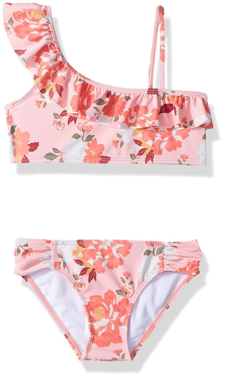 Kid's Girl's Bikini Set All Along Ruffle Floral 12 - Walmart.com ...