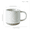 white, variant on Color Ceramic Mini Espresso Cups Set , 5 oz Mugs with Handle, Porcelain Coffee Mugs Demitasse Cups, Modern Style Cups, Microwave Dishwasher Safe Suit for Espresso Machine