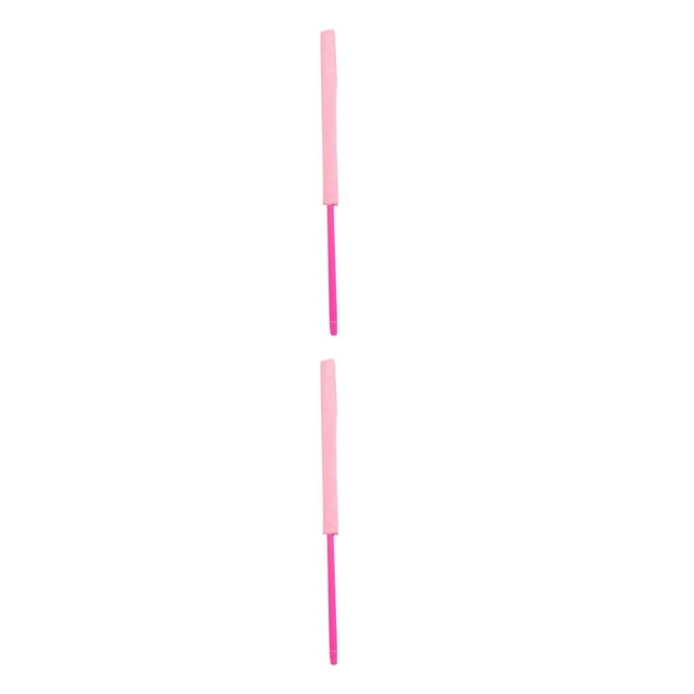 bedienty Flute Cleaning Stick Detachable Handheld Colorful Inner Wiper Smooth Long Musical Instrument Accessories Professionals Pink 2Set