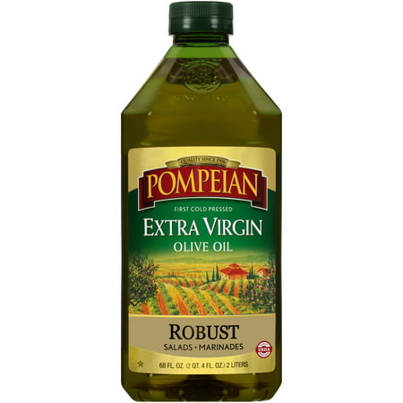 Pompeian Robust Extra Virgin Olive Oil, 68.0 FL OZ - Walmart.com