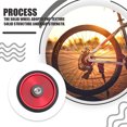 thumbnail image 4 of Eigraketly Easy Wheels espesar rodamiento sellado Easywheel aleación de aluminio rodillos dobles procesamiento CNC con perno estante trasero al aire libre Ciclismo Rojo Eigraketly OD024279-02, 4 of 6