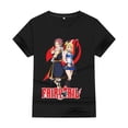 thumbnail image 1 of Camiseta de una pieza para niños, ropa de algodón puro, Tops informales de Anime de dibujos animados, ropa de calle para niños y niñas, Luffy, Verano, 1 of 1