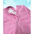 thumbnail image 3 of Toddler Boy Girl Swimsuit One Piece Short Sleeve Rash Guard Kids Swimwear Rubble Clothing Paw Patrol 2 Pink 5T, 3 of 6