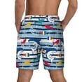 thumbnail image 2 of Haiem Fish And Shark Mens Swim Trunks with Compression Liner 2 in 1 Swimming Shorts Stretch Swimwear Quick Dry,Board Shorts-3X-Large, 2 of 9