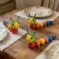 thumbnail image 6 of YiJuHui Vintage Tin Articulated Caterpillar Toy, Flexible Poseable Rainbow Animal Ornament, Nostalgic Distressed Metal Craft for Home Decor Picnic Holiday, 6 of 6