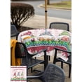 thumbnail image 4 of Outdoor Tablecloth with Umbrella Hole and Zipper, Gnomes Easter Square Table Cloth 54x54 Inch Waterproof Tablecloth, Eggs Tulips Spring Floral Pink Plaid Picnic Table Cover for Patio Camping, 4 of 7