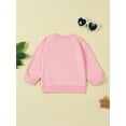 thumbnail image 3 of Wassery Kids Girl Boys Sweatshirt 6M 12M 2T 3T 4T 5T 6T Toddler Fall Clothes for Boys Girls Long Sleeve Crew Neck Letter Stars Print Pullover Tops, 3 of 8