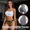 thumbnail image 4 of Thongs for Women - Halloween Skull No Show Seamless Womens Thongs Underwear, Soft Stretch G String Thongs for Women,Cuteness Ladies Thong Bikini Panties Briefs, 4 of 5