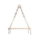 thumbnail image 1 of Estante colgante de pared de macramé: estantes de pared de madera boho con cuentas de madera, estante flotante rústico de estilo rústico como se muestra, como se muestra, 1 of 5