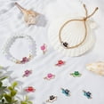 thumbnail image 5 of 1Box 48Pcs 6Colors Turtle Charm Bulk Turtle Connector Enamel Alloy Sea Turtles Charms Ocean Animal Rhinestone Charm, 5 of 6