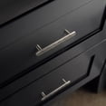 thumbnail image 5 of Goo-Ki 5"(128 mm) Hole Centers Luxurious & Sturdy Zinc Alloy Cabinet Handls,Satin Nickel Cabinet Pulls for Kitchen,Drawer,Cupboard & Wardrobe, 6 Pack, 5 of 7