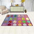 thumbnail image 3 of Coolnut Lightweight Soft Area Rugs 60 x 39 inch (5'x 3'3"), Set of Colorful Easter Eggs Floor Mat for Kids Playing Room Hardwood Floor Living Room Nursery Rugs, 3 of 6