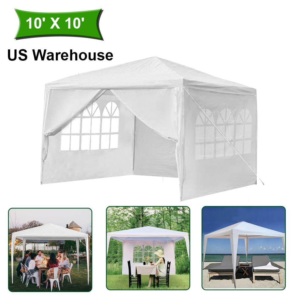 Zenstyle 10 X 10 Outdoor Canopy Party Wedding Tent Gazebo Pavilion W 4 Side Walls White Walmart Com Zenstyle 10 X 10 Outdoor Canopy Party Wedding Tent Gazebo Pavilion W 4 Side Walls White Walmart Com