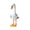 White1, variant on Rustproof Wrought Iron Goose Sculpture, Handcrafted Metal Animal Statue, Weather Resistant Ornament for Yard Patio Lawn Garden Decor(82)