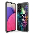 thumbnail image 3 of MUNDAZE Samsung Galaxy Z Flip 4 Shockproof Clear Hybrid Protective Phone Case Fantasy Octopus Tentacles Skull Cover, 3 of 5